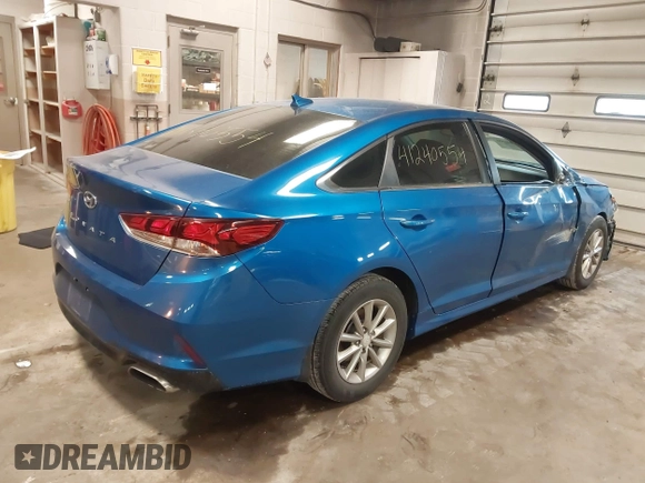 2018 Hyundai Sonata SE with VIN 5NPE24AF3JH690907, listed as a IAAI auction lot 41240554 with 35,457 mi miles and . Bid and sale history available at DreamBid. Image 4.