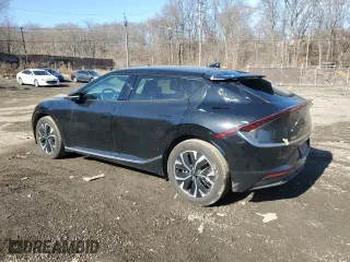 2022 Kia EV6 Wind with VIN KNDC34LAXN5065979, listed as a Copart auction lot 46663755 with 19,077 mi miles and Salvage Title. Bid and sale history available at carsss.com. Image 2.