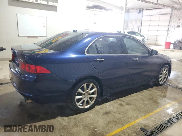 2006 Acura TSX with VIN JH4CL96886C020573, listed as a Copart auction lot 63776675 with 232,448 mi miles and Salvage title. Bid and sale history available at DreamBid. Image 3.