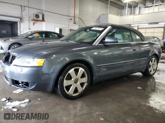 2006 Audi A4 3.0L with VIN WAUDT48H66K002193, listed as a Copart auction lot 79567404 with 136,244 mi miles and Salvage Title. Bid and sale history available at carsss.com. Image 1.