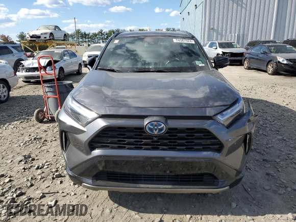 2023 Toyota RAV4 Hybrid XSE with VIN 4T3E6RFV1PU112579, listed as a Copart auction lot 74387924 with 103,340 mi miles and Salvage title. Bid and sale history available at DreamBid. Image 5.