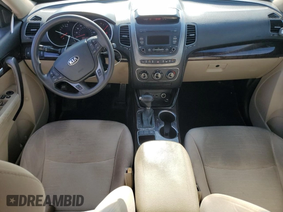 2015 Kia Sorento LX with VIN 5XYKT3A66FG659790, listed as a Copart auction lot 55306395 with 113,883 mi miles and Salvage Title. Bid and sale history available at DreamBid. Image 8.