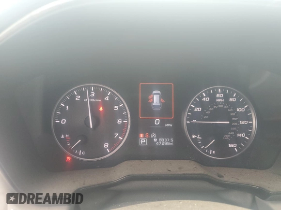 2021 Subaru Outback Premium with VIN 4S4BTACC8M3124531, listed as a Copart auction lot 58101465 with 47,299 mi miles and Salvage title. Bid and sale history available at DreamBid. Image 9.