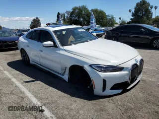 2023 BMW i4 eDrive40 z VIN WBY73AW05PFN75140, wystawiony jako Copart lot #51791515 z przebiegiem 28 426 mil mil oraz Szkody całkowita. Historia ofert i sprzedaży dostępna na DreamBid. Obrazek 4.