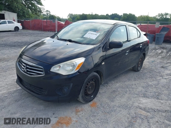 2017 Mitsubishi Mirage ES with VIN ML32F3FJ4HHF07561, listed as a IAAI auction lot 42409196 with 143,685 mi miles and . Bid and sale history available at DreamBid. Image 2.