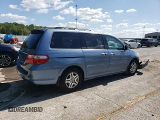 2006 Honda Odyssey Touring z VIN 5FNRL388X6B009356, wystawiony jako Copart lot #55991335 z przebiegiem 101 816 mil mil oraz Szkoda całkowita • Salvage title. Historia ofert i sprzedaży dostępna na DreamBid. Obrazek 3.