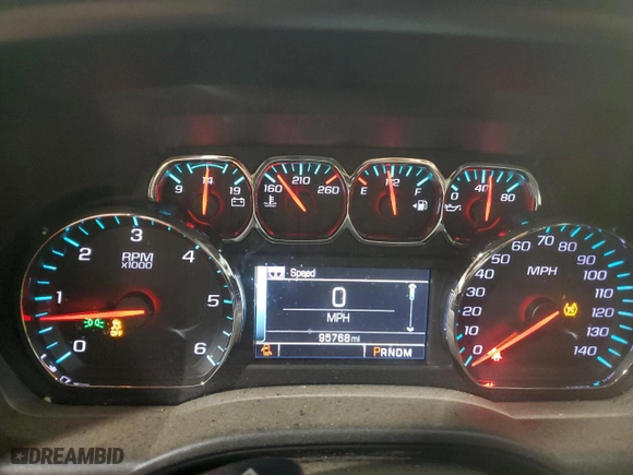 2014 Chevrolet Silverado 1500 LT with VIN 3GCUKREH1EG424966, listed as a Copart auction lot 50300545 with 95,768 mi miles and Salvage Title. Bid and sale history available at carsss.com. Image 9.
