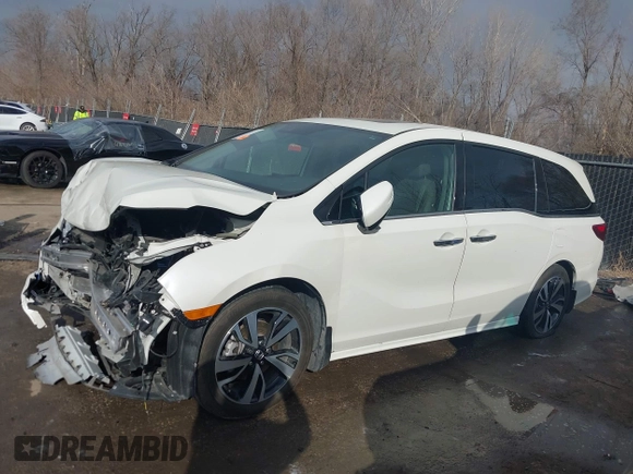 2019 Honda Odyssey Elite with VIN 5FNRL6H93KB117922, listed as a IAAI auction lot 41582622 with 25,327 mi miles and . Bid and sale history available at DreamBid. Image 15.