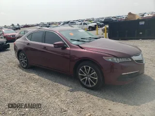 2016 Acura TLX Technology with VIN 19UUB2F55GA010961, listed as a Copart auction lot 59317605 with Not provided miles and Salvage title. Bid and sale history available at DreamBid. Image 4.