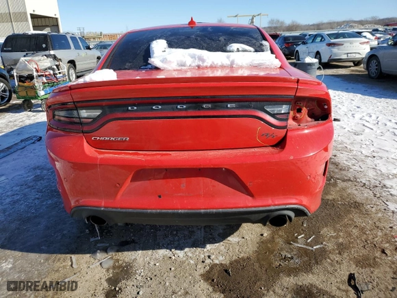 2017 Dodge Charger R/T with VIN 2C3CDXCTXHH631303, listed as a Copart auction lot 39111584 with 64,011 mi miles and Salvage Title. Bid and sale history available at carsss.com. Image 6.