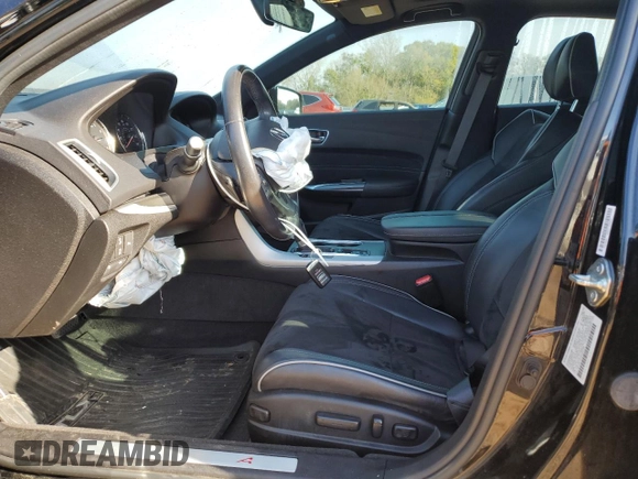 2019 Acura TLX w/A-Spec Pkg with VIN 19UUB1F61KA005784, listed as a Copart auction lot 50350425 with 52,547 mi miles and Salvage Title. Bid and sale history available at carsss.com. Image 7.