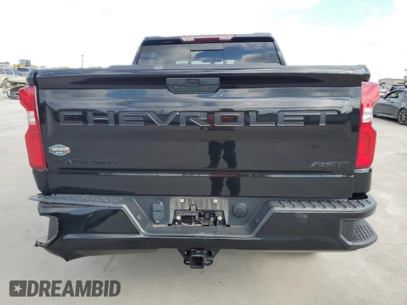 2021 Chevrolet Silverado 1500 RST with VIN 3GCPWDED9MG233862, listed as a Copart auction lot 58945824 with 53,566 mi miles and Salvage Title. Bid and sale history available at carsss.com. Image 6.