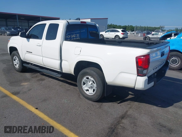 2021 Toyota Tacoma SR with VIN 3TYRX5GN4MT009048, listed as a IAAI auction lot 42291313 with 26,197 mi miles and . Bid and sale history available at DreamBid. Image 3.