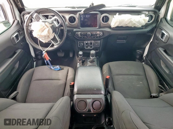 2020 Jeep Gladiator Overland с VIN 1C6HJTFG8LL180005, выставлен на аукционе Copart как лот 53388625 с пробегом Не указан миль и Списание • Salvage title. История ставок и продаж доступна на DreamBid. Изображение 8.