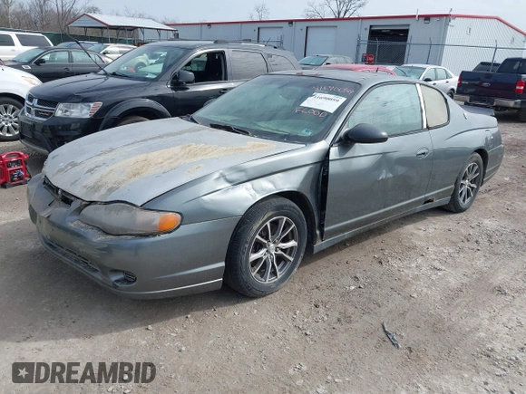 2005 Chevrolet Monte Carlo LS with VIN 2G1WW12EX59310959, listed as a IAAI auction lot 41690059 with 266,740 mi miles. Bid and sale history available at carsss.com. Image 2.