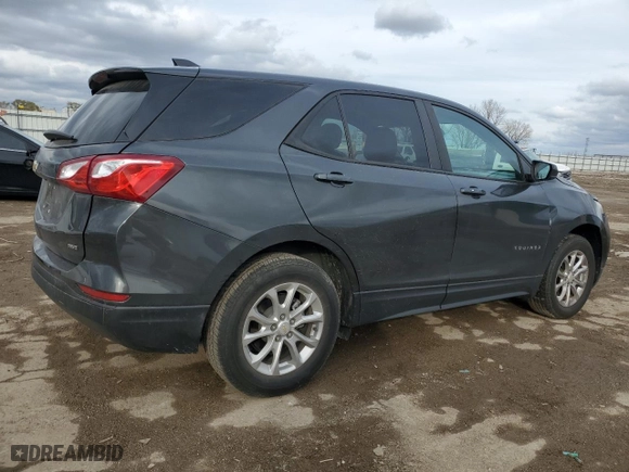 2021 Chevrolet Equinox LS with VIN 2GNAXSEV5M6135821, listed as a Copart auction lot 78795084 with 38,251 mi miles and Salvage Title. Bid and sale history available at carsss.com. Image 3.