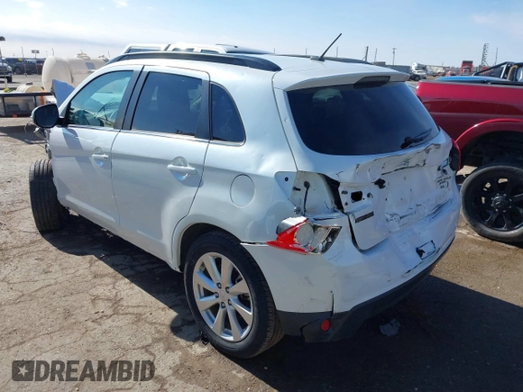 2015 Mitsubishi Outlander Sport 2.4 GT with VIN 4A4AP4AW5FE024826, listed as a IAAI auction lot 41307449 with 1 mi miles. Bid and sale history available at carsss.com. Image 3.