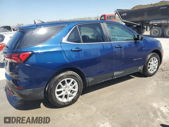 2023 Chevrolet Equinox LT with VIN 3GNAXKEG2PL110005, listed as a Copart auction lot 50796955 with 15,534 mi miles and Clean Title. Bid and sale history available at DreamBid. Image 3.