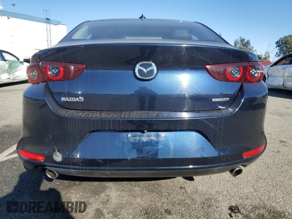 2020 Mazda 3 Premium with VIN JM1BPAEM4L1164114, listed as a Copart auction lot 83880834 with 25,590 mi miles and Salvage title. Bid and sale history available at DreamBid. Image 6.