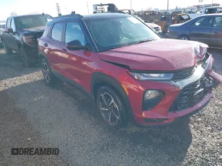 2021 Chevrolet TrailBlazer RS with VIN KL79MUSL5MB018284, listed as a IAAI auction lot 41515685 with 28,755 mi miles. Bid and sale history available at carsss.com. Image 1.