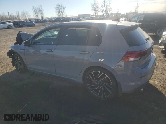2024 Volkswagen Golf GTI Autobahn with VIN WVWVA7CD4RW114412, listed as a Copart auction lot 80870034 with 16,870 mi miles and Salvage Title. Bid and sale history available at carsss.com. Image 2.