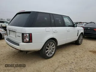 2012 Land Rover Range Rover SC with VIN SALMF1E43CA377866, listed as a Copart auction lot 46449725 with 179,514 mi miles and Salvage title. Bid and sale history available at DreamBid. Image 3.