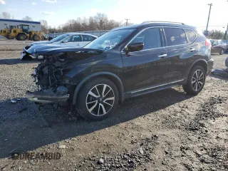 2017 Nissan Rogue SL z VIN JN8AT2MV2HW024455, wystawiony jako Copart lot #84632364 z przebiegiem 51 310 mil mil oraz Szkoda całkowita • Salvage title. Historia ofert i sprzedaży dostępna na DreamBid. Obrazek 1.