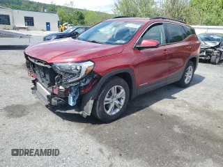2019 GMC Terrain SLE with VIN 3GKALTEV1KL105383, listed as a Copart auction lot 56035605 with 62,640 mi miles and Salvage title. Bid and sale history available at DreamBid. Image 1.
