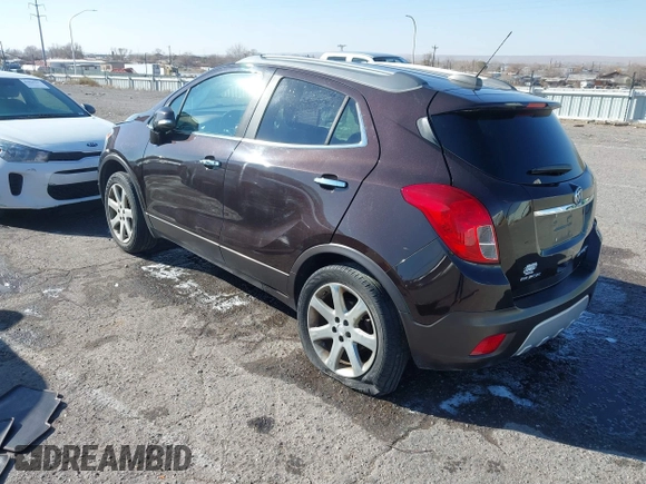 2016 Buick Encore Leather with VIN KL4CJGSBXGB616816, listed as a IAAI auction lot 41048018 with 83,047 mi miles. Bid and sale history available at carsss.com. Image 3.