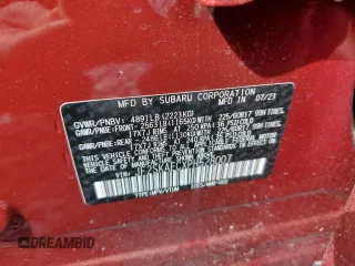 2023 Subaru Forester Premium with VIN JF2SKAECXPH528007, listed as a Copart auction lot 57000895 with 10,720 mi miles and Salvage title. Bid and sale history available at DreamBid. Image 12.