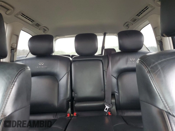 2012 Infiniti QX56 8-passenger with VIN JN8AZ2ND4C9715207, listed as a Copart auction lot 43283955 with 191,935 mi miles and Salvage title. Bid and sale history available at DreamBid. Image 10.