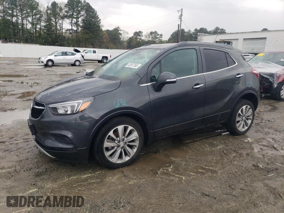2018 Buick Encore Preferred with VIN KL4CJASBXJB669665, listed as a Copart auction lot 52557365 with 49,327 mi miles and Salvage Title. Bid and sale history available at DreamBid. Image 1.