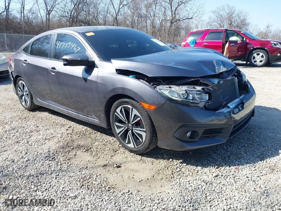 2016 Honda Civic Sedan EX-T with VIN 19XFC1F31GE031879, listed as a IAAI auction lot 41759467 with 156,882 mi miles. Bid and sale history available at carsss.com. Image 1.