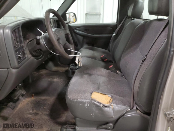 2005 GMC Sierra 1500 Work Truck with VIN 1GTEC14X65Z206372, listed as a Copart auction lot 84039884 with 109,515 mi miles and Clean Title. Bid and sale history available at carsss.com. Image 7.