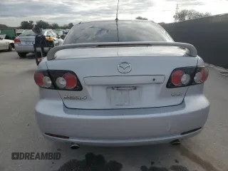 2007 Mazda 6 S Sport VE with VIN 1YVHP80D075M16766, listed as a Copart auction lot 42512665 with 213,967 mi miles and Salvage Title. Bid and sale history available at DreamBid. Image 6.