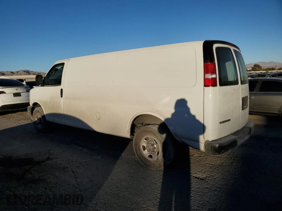 2021 Chevrolet Express Cargo with VIN 1GCWGBFP6M1268993, listed as a Copart auction lot 79764904 with 66,600 mi miles and Salvage title. Bid and sale history available at DreamBid. Image 2.
