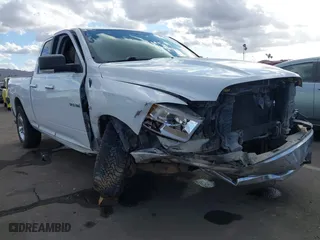 2010 Dodge Ram 1500 SLT with VIN 1D7RB1GT3AS141602, listed as a IAAI auction lot 41593437 with 252,154 mi miles. Bid and sale history available at carsss.com. Image 6.