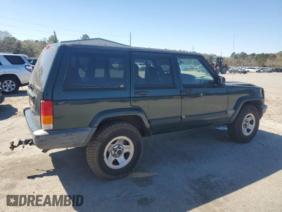 2001 Jeep Cherokee Sport with VIN 1J4FT48S71L611958, listed as a Copart auction lot 48979765 with 108,742 mi miles and Salvage Title. Bid and sale history available at carsss.com. Image 3.