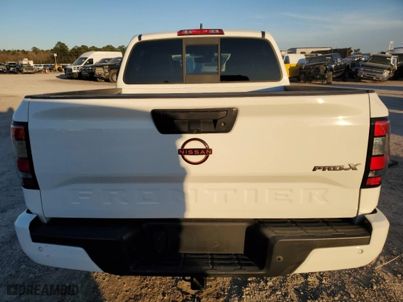2022 Nissan Frontier S with VIN 1N6ED1EJ7NN610096, listed as a Copart auction lot 41476075 with 26,193 mi miles and Salvage Title. Bid and sale history available at carsss.com. Image 6.