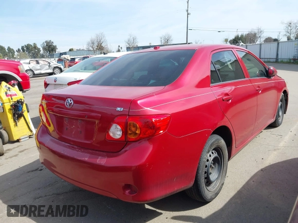 2010 Toyota Corolla with VIN 1NXBU4EE1AZ184637, listed as a IAAI auction lot 41751380 with 175,955 mi miles. Bid and sale history available at carsss.com. Image 4.