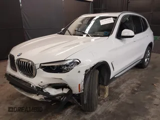 2021 BMW X3 xDrive30i with VIN 5UXTY5C07M9F57926, listed as a IAAI auction lot 41741950 with 76,278 mi miles and . Bid and sale history available at DreamBid. Image 2.
