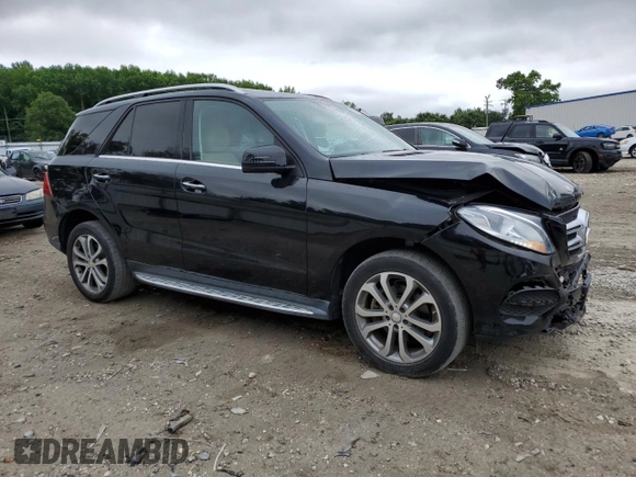 2016 Mercedes-Benz GLE 350 with VIN 4JGDA5HB5GA650427, listed as a Copart auction lot 59327985 with 158,669 mi miles and Salvage title. Bid and sale history available at DreamBid. Image 4.