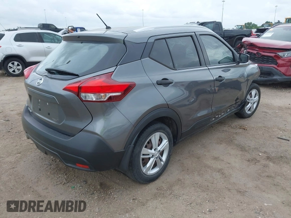 2018 Nissan Kicks S with VIN 3N1CP5CU6JL541386, listed as a IAAI auction lot 42147648 with 95,676 mi miles and . Bid and sale history available at DreamBid. Image 4.