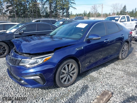 2019 Kia Optima LX with VIN 5XXGT4L38KG372240, listed as a IAAI auction lot 41648394 with 85,989 mi miles. Bid and sale history available at carsss.com. Image 18.