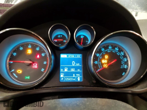 2013 Buick Regal Turbo Premium 2 with VIN 2G4GT5GV6D9141425, listed as a Copart auction lot 49825865 with 125,433 mi miles and Salvage title. Bid and sale history available at DreamBid. Image 9.