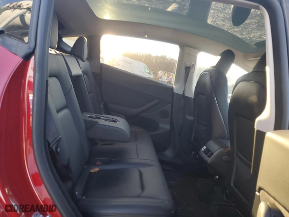2023 Tesla Model Y Performance with VIN 7SAYGDEF2PF946179, listed as a Copart auction lot 44989015 with 19,066 mi miles and Salvage Title. Bid and sale history available at carsss.com. Image 10.