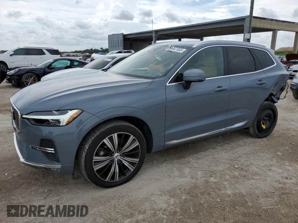 2022 Volvo XC60 Inscription with VIN YV4L12DL1N1981965, listed as a Copart auction lot 51947065 with 28,132 mi miles and Salvage Title. Bid and sale history available at carsss.com. Image 1.
