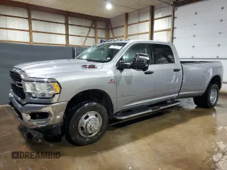 2024 Ram 3500 Big Horn with VIN 3C63RRHLXRG165494, listed as a Copart auction lot 80428054 with 47,791 mi miles and Clean Title. Bid and sale history available at carsss.com. Image 1.