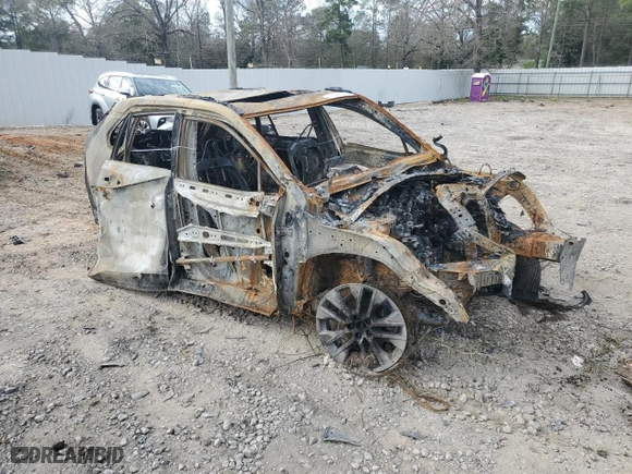 2022 Toyota RAV4 XLE Premium with VIN 2T3C1RFV4NW192009, listed as a Copart auction lot 48048675 with 0 mi miles and Salvage Title. Bid and sale history available at carsss.com. Image 4.