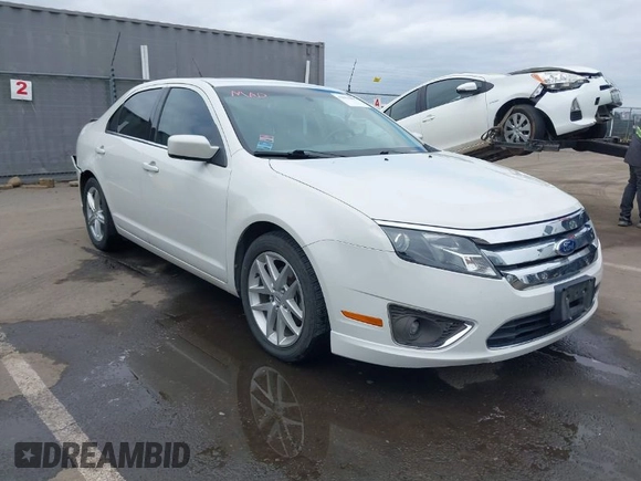 2012 Ford Fusion SEL with VIN 3FAHP0JA1CR116890, listed as a IAAI auction lot 42052907 with 190,266 mi miles. Bid and sale history available at carsss.com. Image 1.